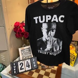 2pac Tupac Shakur Praying Hand Graphic T-shirt Men